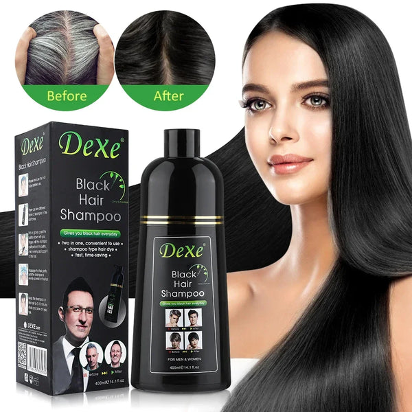 Hair Dye Semi Permenant Shampoo Black Brown Color