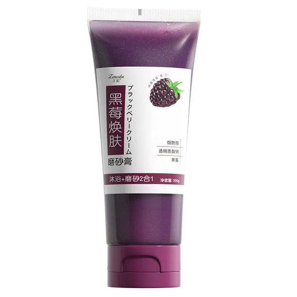 Blackberry Body Scrub Cream Moisturizing